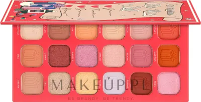 Палетка теней для век I Heart Revolution Nice List Eyeshadow Palette 18 оттенков