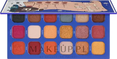 Палетка теней для век I Heart Revolution Naughty List Eyeshadow Palette 18 оттенков