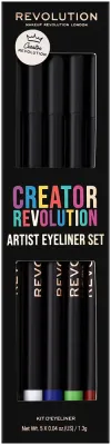 Набор кремовых карандашей для глаз Makeup Revolution Creator Artist Kohl 5 оттенков 5x1.3 г