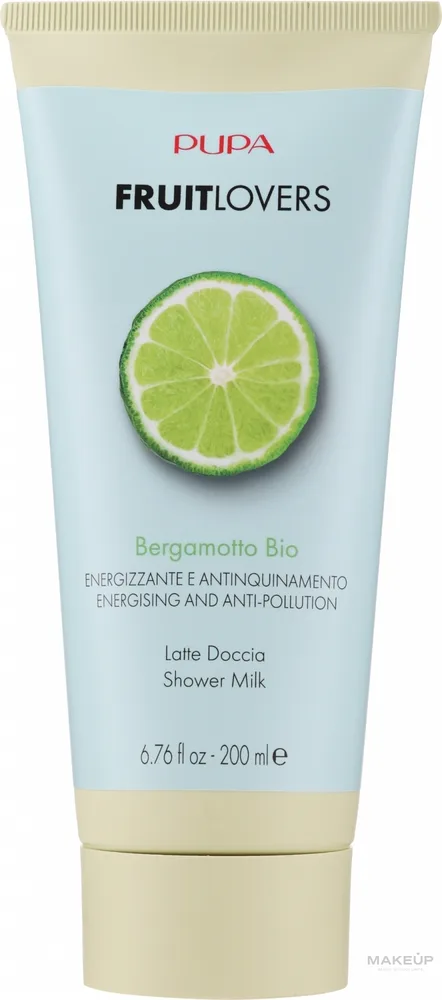 Молочко для душа Pupa Fruit Lovers Bergamot с экстрактом бергамота, 300 мл