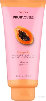 Pupa Fruit Lovers Papaya Body Lotion — бальзам для тела с папайей, 300 мл