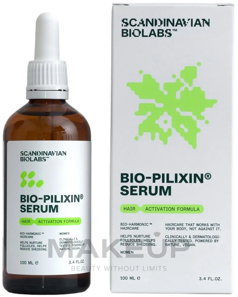 Сыворотка для роста волос Scandinavian Biolabs Bio-Pilixin Hair Activation Formula Serum Women, 100 мл