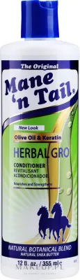 Восстанавливающий кондиционер для волос Mane 'n Tail The Herbal Gro Conditioner, 355 мл/ Мейн энд Тейл