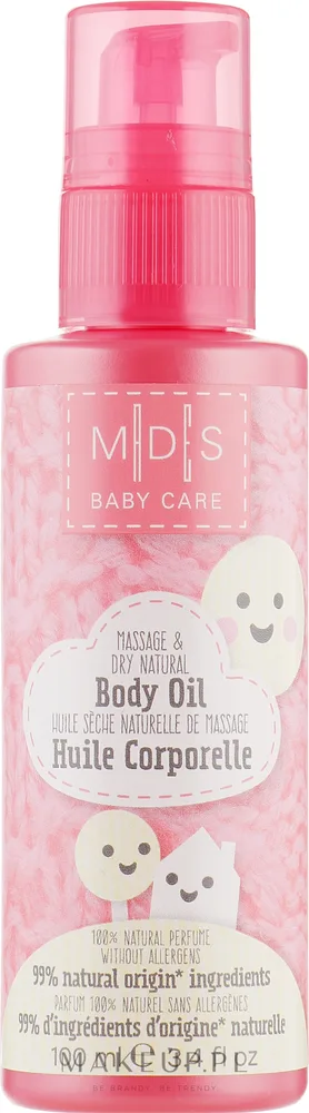 Органическое сухое масло для массажа Mades Cosmetics M|D|S Baby для детей