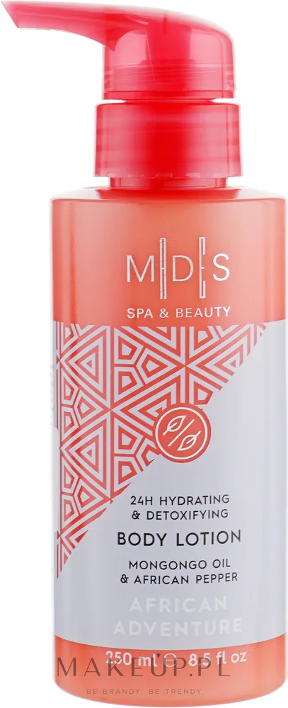 MDS Spa&Beauty African Adventure Body Lotion — увлажняюще-детокс бальзам для тела с монгонго и африканским перцем, 250 мл