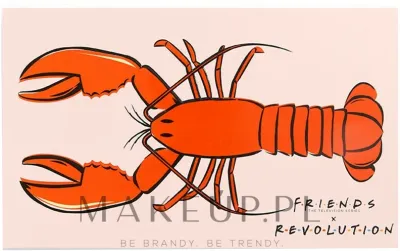 Палетка теней для век Makeup Revolution X Friends He's Her Lobster Shadow Palette