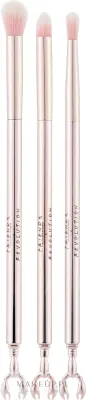 Набор кистей для макияжа Makeup Revolution X Friends Lobster Brush Set 3 шт. с косметичкой