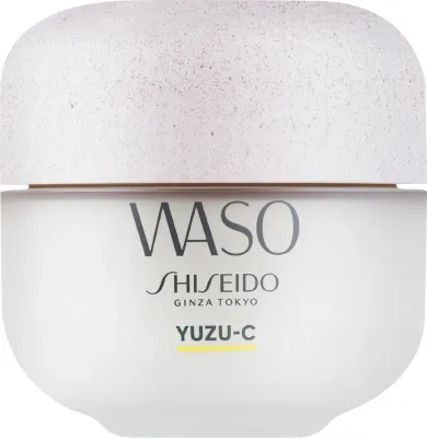 Shiseido Waso Yuzu-C Beauty Sleeping Mask — увлажняющая ночная маска для лица с юдзу и витамином C, 50 мл