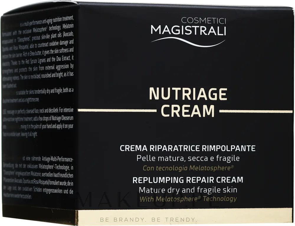 Питательный крем для лица Cosmetici Magistrali Nutriage с маслами и мелатонином
