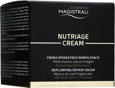 Питательный крем для лица Cosmetici Magistrali Nutriage с маслами и мелатонином