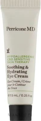 Крем для кожи вокруг глаз Perricone MD Hypoallergenic CBD Sensitive Skin Therapy Soothing & Hydrating Eye Cream успокаивающе-питательный, с каннабидиолом, 15 мл