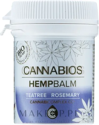 Cannabios Balm Teatree Rosemary — конопляный бальзам для тела с маслом чайного дерева и розмарином, 50 мл