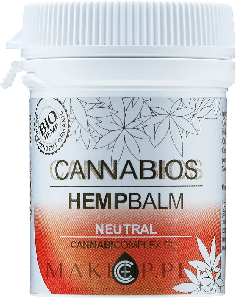 Cannabios Balm Neutral — натуральный конопляный бальзам для тела, 50 мл