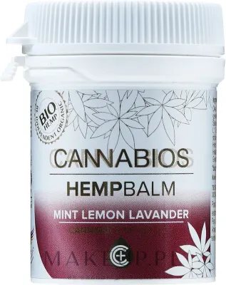 Cannabios Mint Lemon Lavander Hempbalm — конопляный бальзам для тела с мятой, лимоном и лавандой, 50 мл