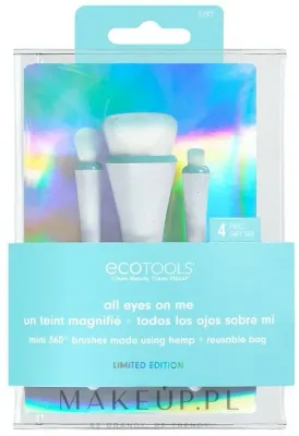 Набор мини-кистей для макияжа EcoTools All Eyes On Me Mini 360 Ultimate Brush Kit с косметичкой