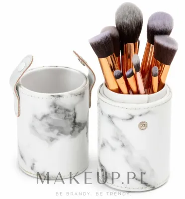 Набор кистей для макияжа Zoe Ayla 10-Piece Makeup Brush Set 10 шт. с мраморным дизайном