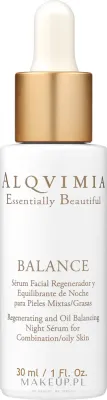 Alqvimia Alqvimia Regenerating And Oil Balancing Night Serum - Масляная сыворотка для лица Алквимия Regenerating Oil Balancing жожоба фундук миндаль ночная 30 мл