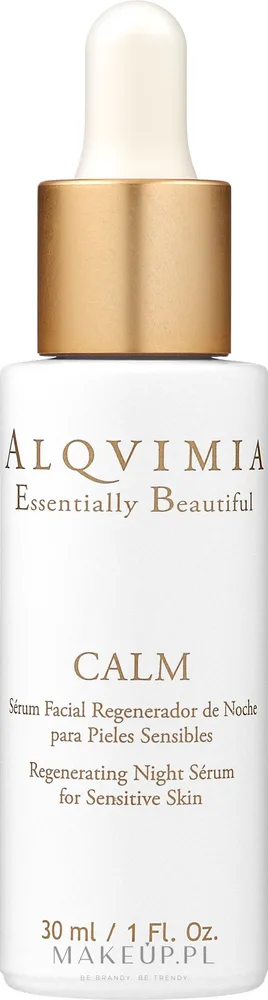 Alqvimia Alqvimia Calm Regenerating Night Serum - Масляная сыворотка для лица Алквимия Calm абрикос зверобой шиповник иланг-иланг ночная 30 мл