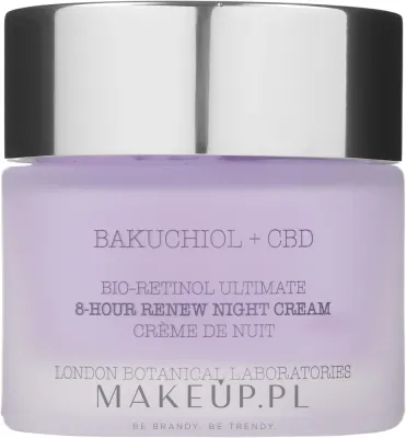 Ночной крем для лица London Botanical Laboratories Bakuchiol + CBD обновляющий 50 мл