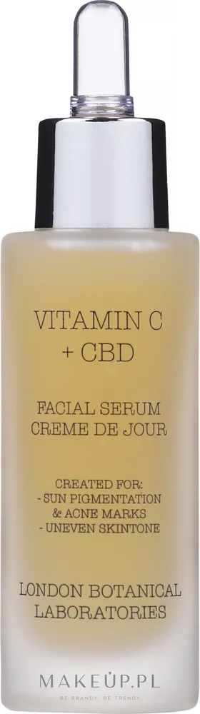 London Botanical Laboratories London Botanical Laboratories Vitamin C + CBD Serum - Сыворотка-спрей для лица Лондон Ботаникал Vitamin C CBD витамин C ананас конопля 30 мл