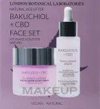 London Botanical Laboratories London Botanical Laboratories CBD + Bakuchiol Serum & Moisturiser (cr/50 мл + ser/30 мл) - Набор London Botanical CBD + Bakuchiol крем и сыворотка для лица с бакучиолом и гиалуроном 50+30 мл — фото 1