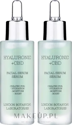 London Botanical Laboratories London Botanical Laboratories Hyaluronic Acid+CBD Moisture Surge Serum (serum/30 мл + serum/30 мл) - Набор сывороток для лица London Botanical Hyaluronic Acid + CBD с гиалуроном и календулой 2x30 мл