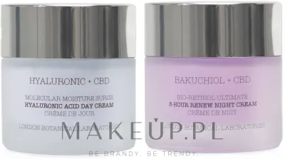 Набор London Botanical Laboratories Bakuchiol + Hyaluronic ночной крем с бакучиолом и дневной крем с гиалуроновой кислотой 2 x 50 мл