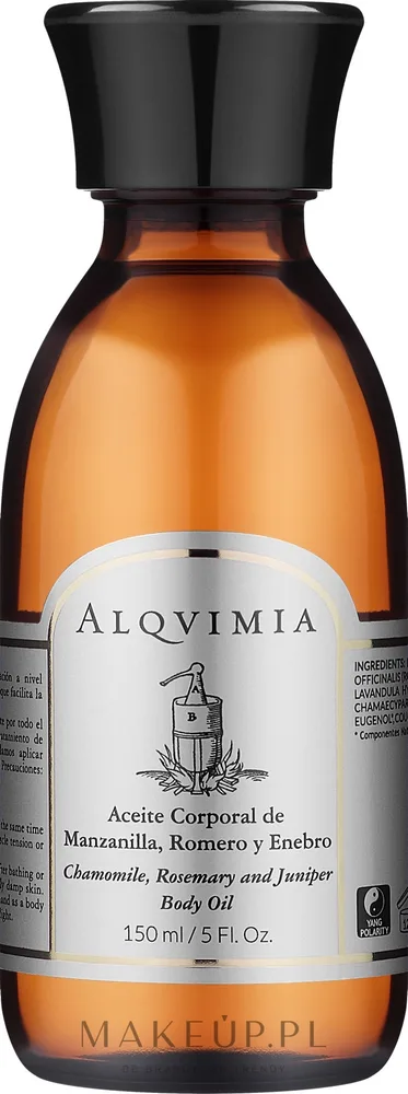 Масло для тела Alqvimia с ромашкой, розмарином и можжевельником