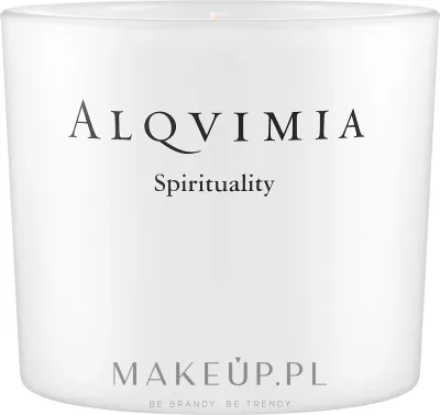 Alqvimia Spirituality / Ароматическая свеча в стекле, цитрусы, сандал, ладан и мирра, 175 г