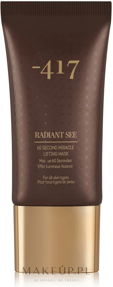 417 Radiant See 60 Second Miracle Lifting Mask — лифтинг-маска для лица за 60 секунд, 50 мл