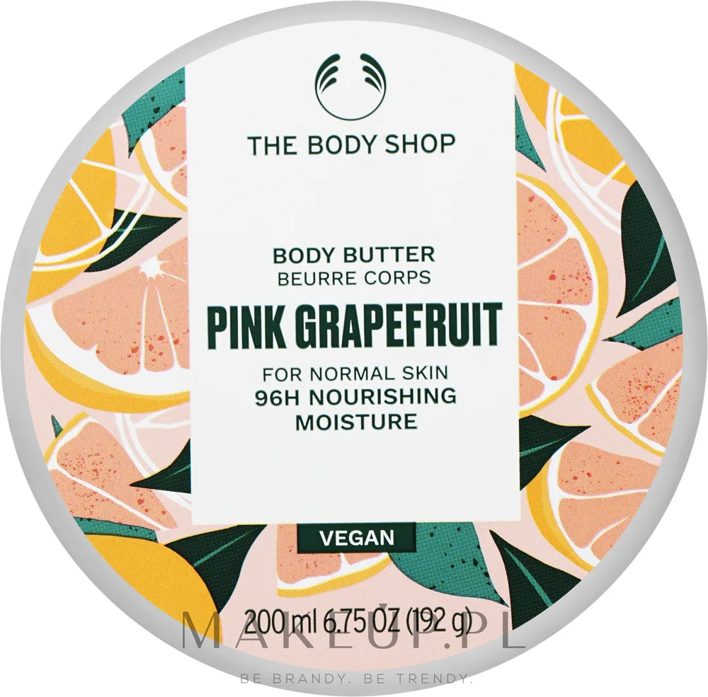 Питательное масло-баттер для тела The Body Shop Pink Grapefruit 96H с грейпфрутом