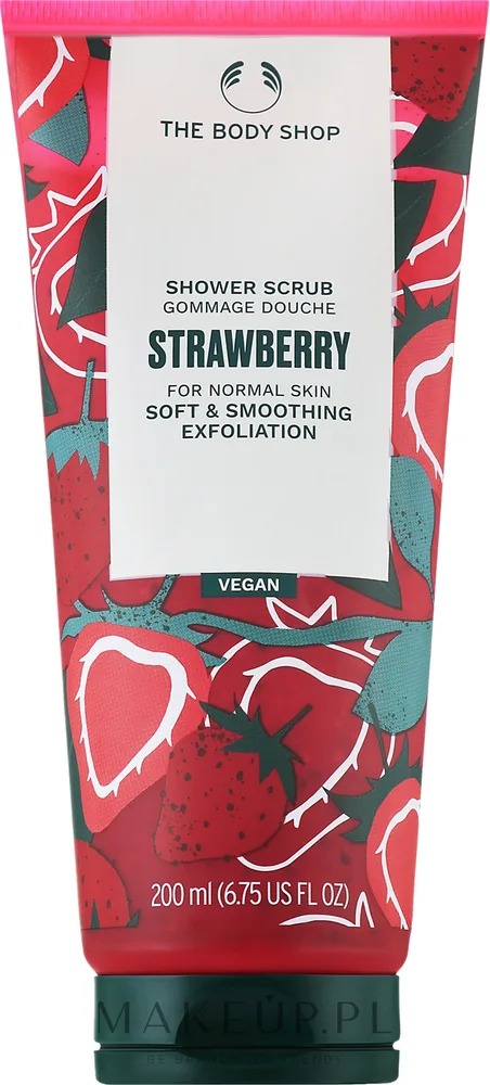 Скраб-гель для душа The Body Shop Strawberry Shower Scrub клубничный, 200 мл