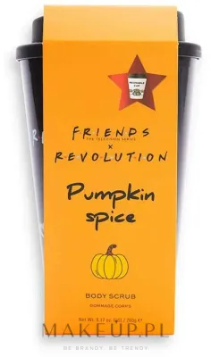 Увлажняющий скраб для тела Makeup Revolution X Friends Pumpkin Spice тыквенный, 260 г