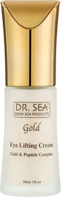 Dr Sea Dr. Sea Gold & Peptide Complex Eye Lifting Cream - Крем для области вокруг глаз Dr. Sea Gold & Peptide с золотом пептидами и маслом ши для зрелой кожи 30 мл