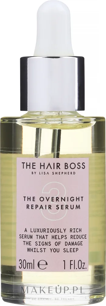 Восстанавливающая ночная сыворотка для волос The Hair Boss The Overnight Repair Serum, 30 мл