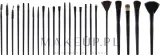 Набор кистей для макияжа Lewer Brushes 24 Wood 24 шт. с деревянными ручками — фото 1