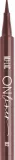 Подводка для глаз Mulac Eyes On Liner водостойкая, с тонким аппликатором, 1 мл, оттенок Dark Choco — фото 1