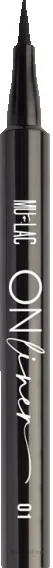 Подводка для глаз Mulac Eyes On Liner водостойкая, с тонким аппликатором, 1 мл, оттенок Total Black