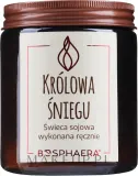 Bosphaera Snow Queen / Соевая свеча с деревянным фитилём, ваниль и мята, 190 г — фото 1