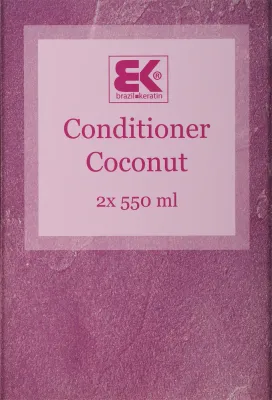 Набор кондиционеров Brazil Keratin Intensive Coconut с кокосовым маслом и кератином 2x550 мл