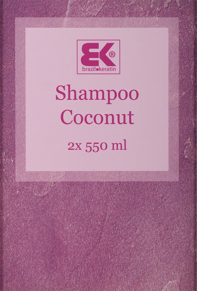 Набор шампуней Brazil Keratin Intensive Coconut с кератином для поврежденных волос 2x550 мл