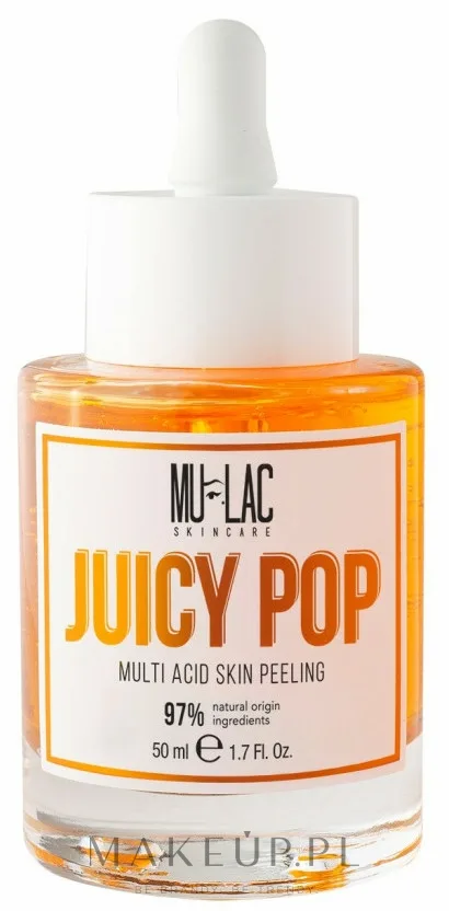 Mulac Mulac Skin Care Juicy Pop Multi Acid Skin Peeling - Мультикислотный пилинг для лица Juicy Pop, 50 мл
