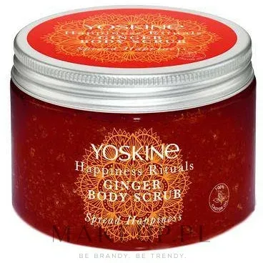 Сахарный скраб для тела Yoskine Happiness Rituals имбирный, 300 г