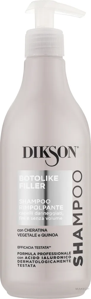 Шампунь Dikson Botolike Filler эффект ботокса с гиалуроновой кислотой 500 мл
