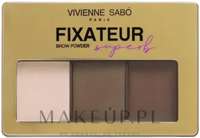 Палетка теней и воска для бровей Vivienne Sabo Fixateur Superb