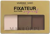 Палетка теней и воска для бровей Vivienne Sabo Fixateur Superb — фото 1