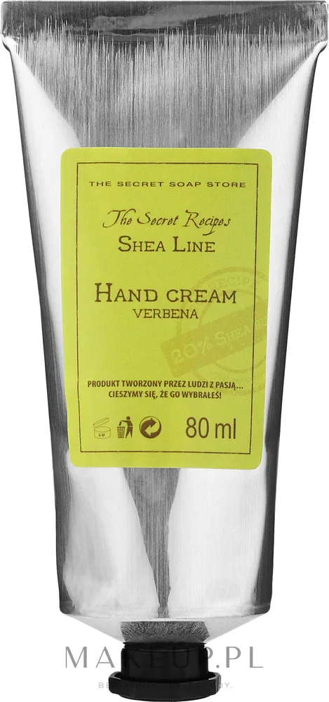 Крем для рук Soap&Friends Shea Line Verbena с 20% масла ши и вербеной 80 мл
