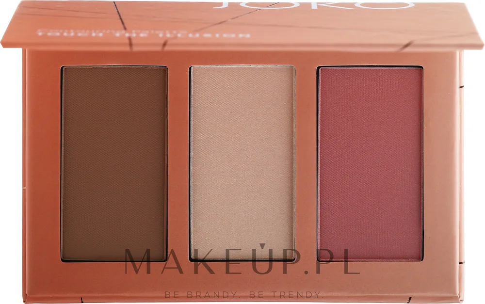 Палетка для контуринга лица Joko Touch The Illusion Contouring Palette, оттенок 03 - Peach