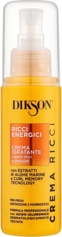 Крем для вьющихся волос Dikson Ricci Energici подчёркивающий локоны, с водорослями, 100 мл