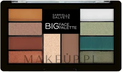 Палетка теней для век Gabriella Salvete Big Face Palette 10 оттенков